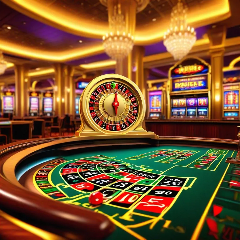 Schermata di Nine Casino che mostra lussuosi giochi da casinò